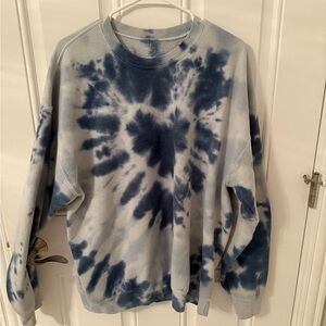 Urban Outfitters Blue Tie-Dye Sweatshirt